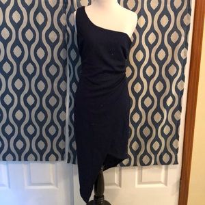 Elegant navy blue dress